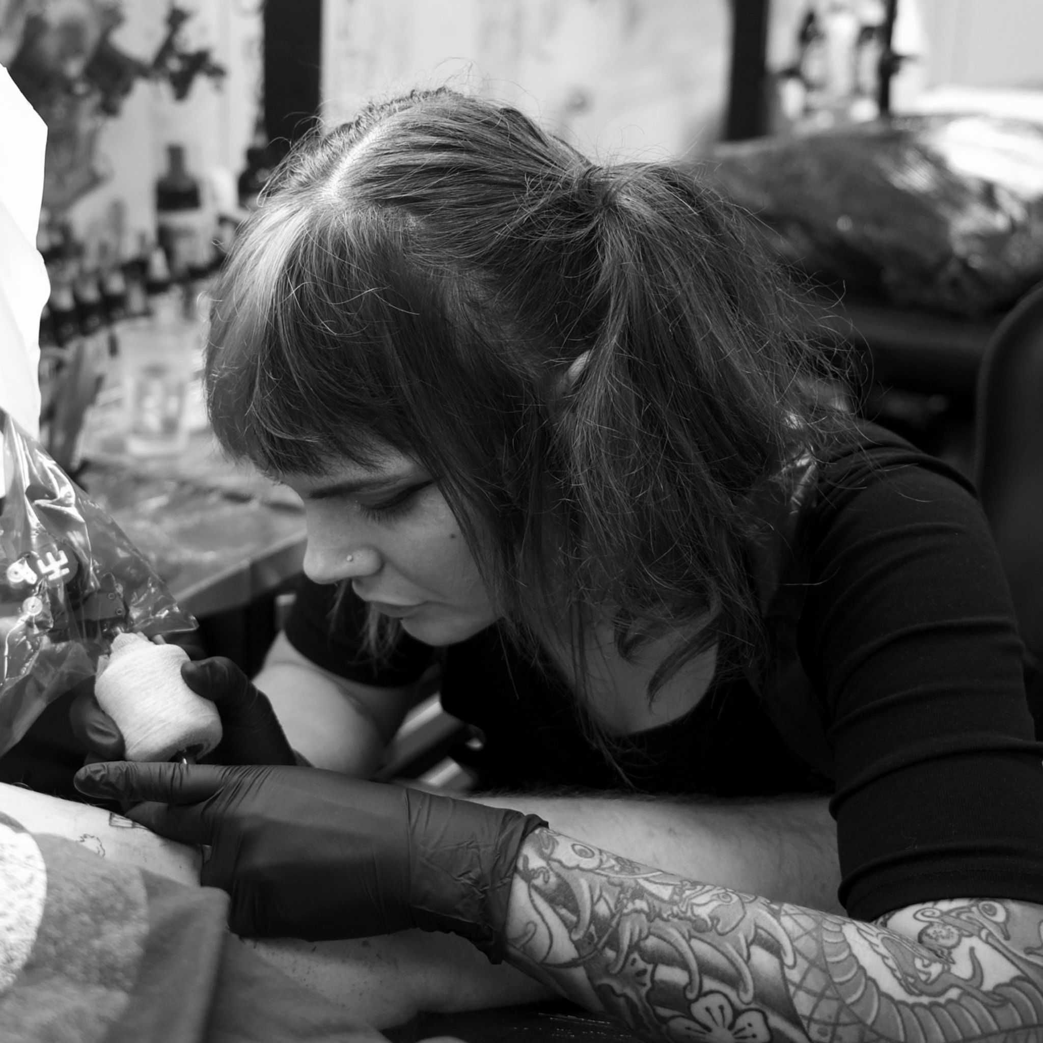 Josie Keable Unicorn vomit tattoo old sarum salisbury