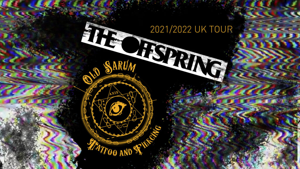 Old Sarum Tattoo The Offspring logo cross over