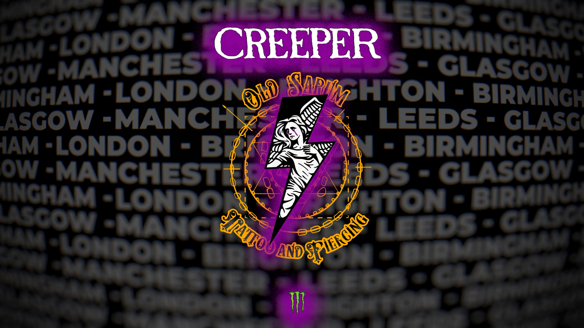 Creeper UK Tour Old Sarum Tattoo and Piercings