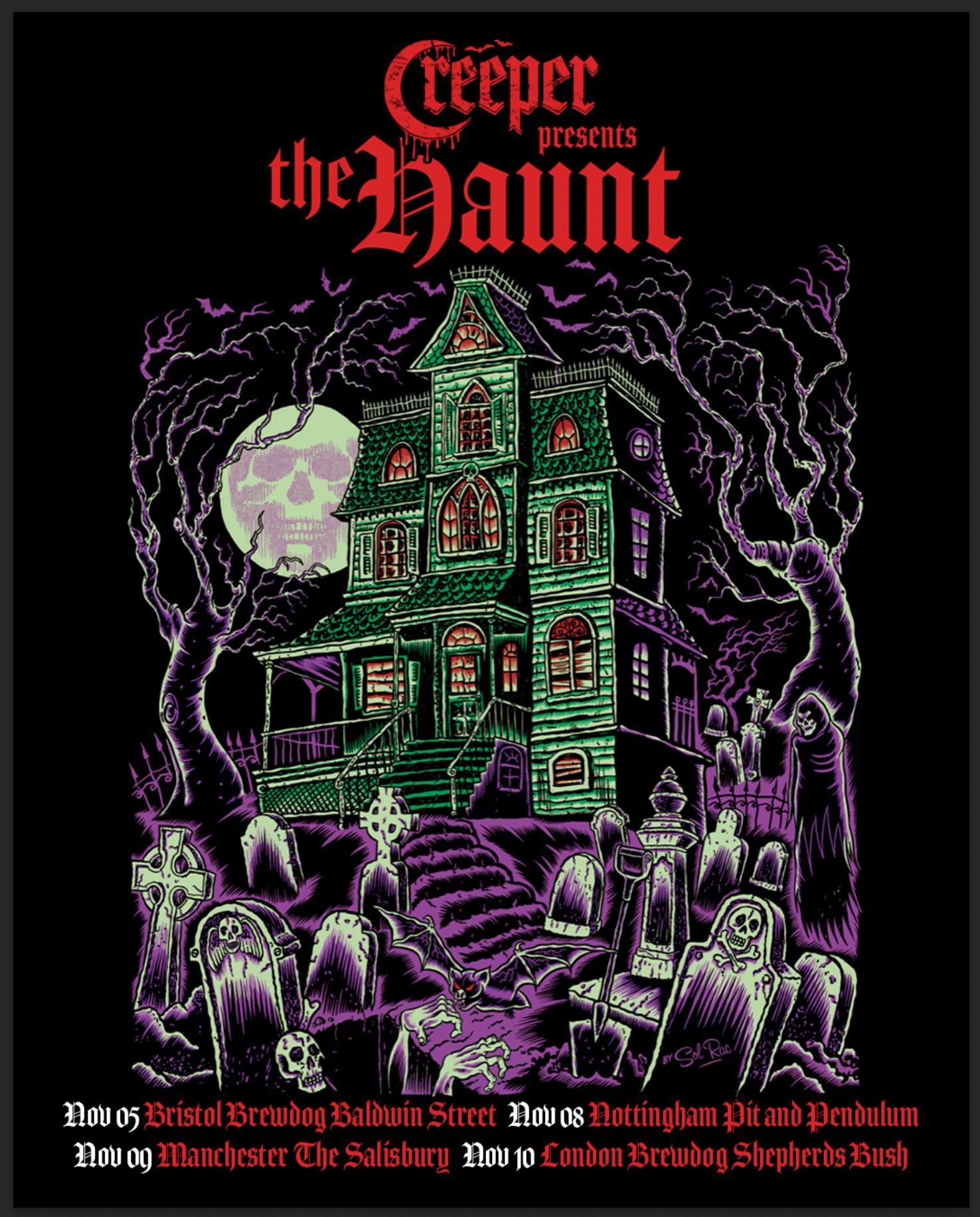 Creeper The haunt Tour Poster