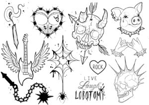 Old Sarum tattoo Download festival tattoo flash