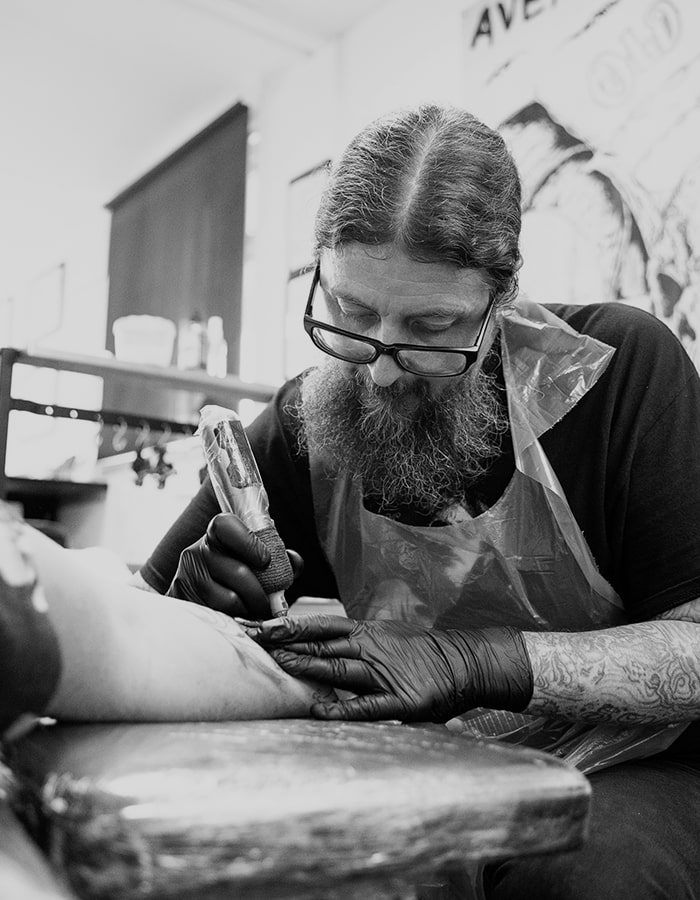 Darren Redbeard Tattooing Old Sarum Tattoo