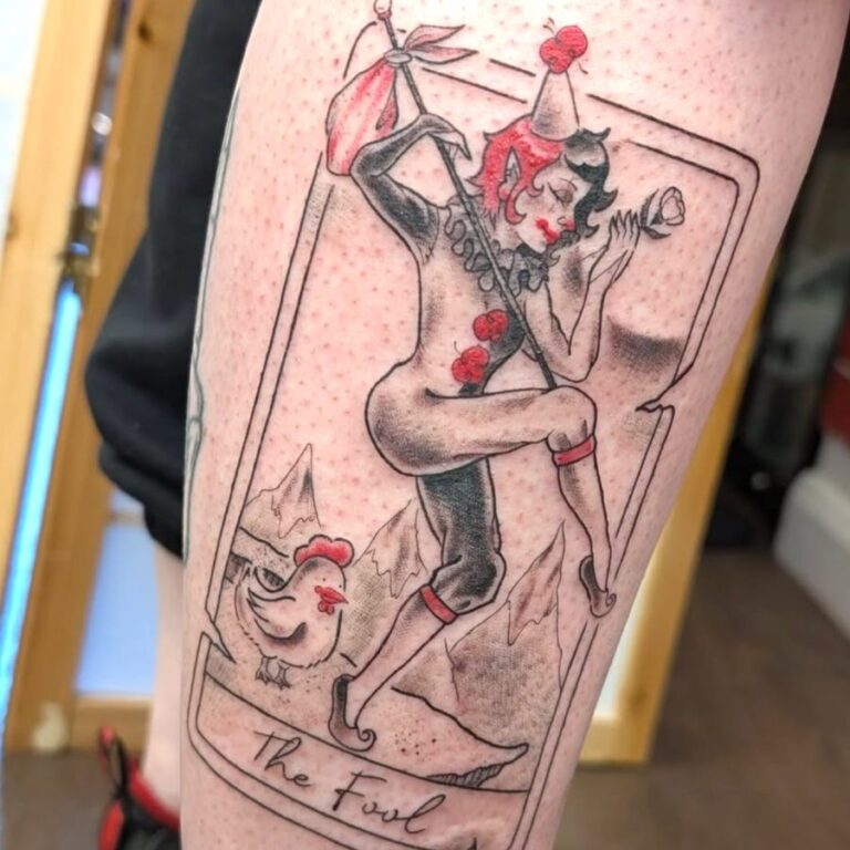 Old Sarum Tattoo The Foll Tarot Card Portfolio Image