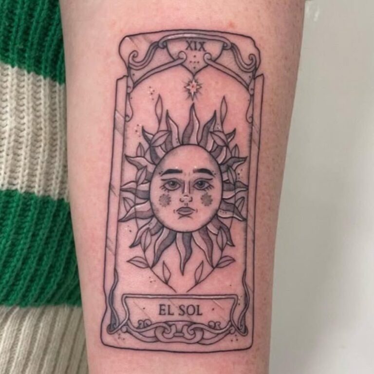 Old Sarum Tattoo Tarot Card Portfolio Image