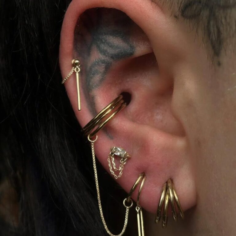 Old Sarum Tattoo and piercing, ear styling portfolio image