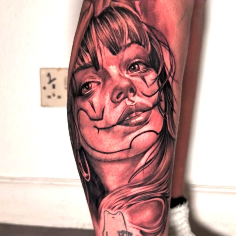 Old Sarum Tattoo Chicano girl portfolio tattoo image